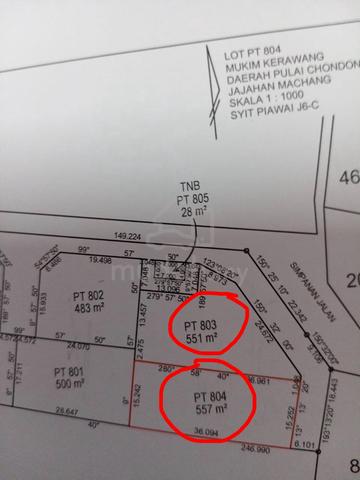 Lot Tanah Untuk Dijual Di Pulai Chondong, Kelantan 1