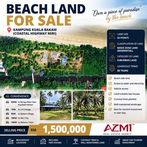 Beachfront Mixed Zone Land at Kampung Kuala Bakam For Sale 1