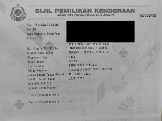 2020 Perodua Bezza 1.3 (A) X Not Accident - 2