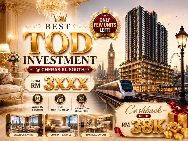 Airbnb DUALKEY Invest【 Mth 1.4k Cover Instalment 】Next LRT, MRT & Mall 1