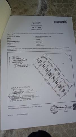 Sepasang lot Semi D di Kerteh/Kg.Rangoon 1