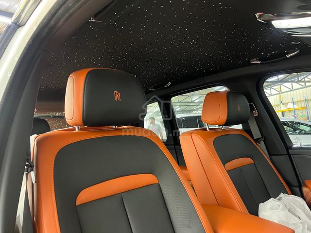 2023 Rolls Royce 6.75 Cullinan Orange Leather Seat - 5