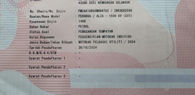 2024 Perodua ALZA 1.5 AV MY22 (A) 28K KM FSR WARTY - 5