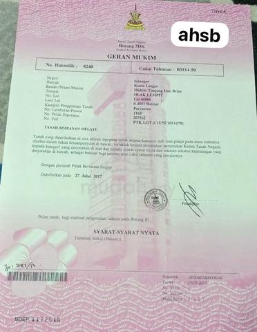 Tanah Industri Untuk DI JUAL 5