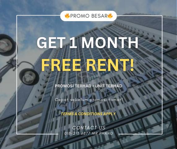 SEWA PERCUMA 1 BULAN! SINGLE ROOM @ Bilik Sewa 1