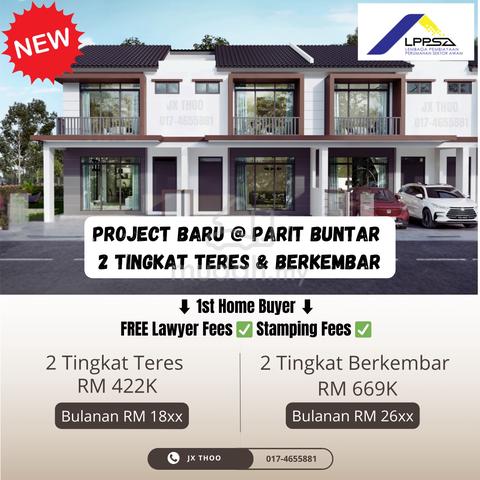 NEW Double Storey Terrace @ Parit Buntar , Low DP! Free Lawyer Fees 1