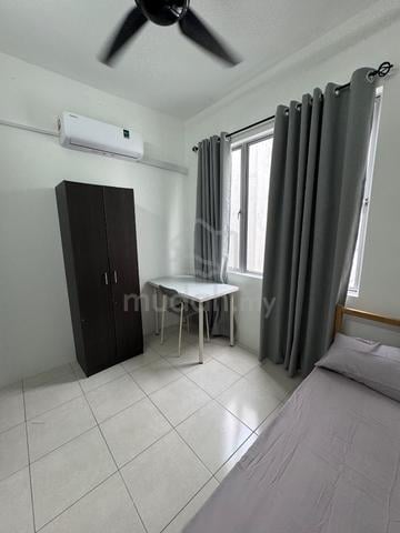 Bilik single aircond untuk disewa Hijauan Height , Bangi, UKM, GMI 1
