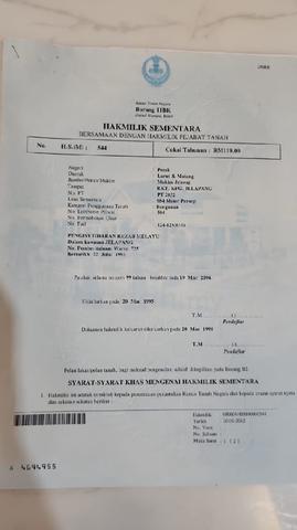 Tanah Lot Bunglow di Simpang. Taiping untuk di jual 1