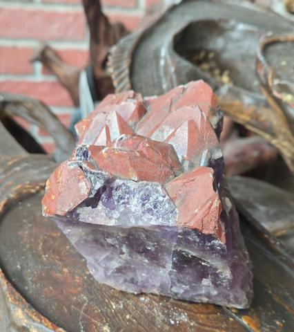 Auralite 23 Red Tip cluster crystal from Canada - photo 3 of 4