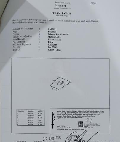 Tepi Jalan Utama DEPAN GUDANG ANG KIM LIN 1