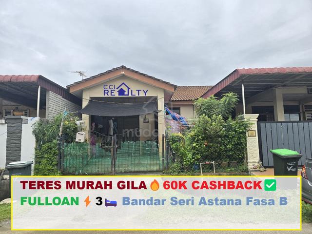 TERES MURAH GILA🔥60K CASHBACK✅FULLOAN⚡3🛏️ Bandar Seri Astana Fasa B 1