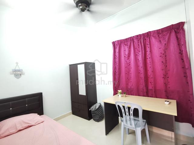 FREE 1 MONTH - Sunway Female Single Room Suriamas Near Pyramid Geo BRT 1