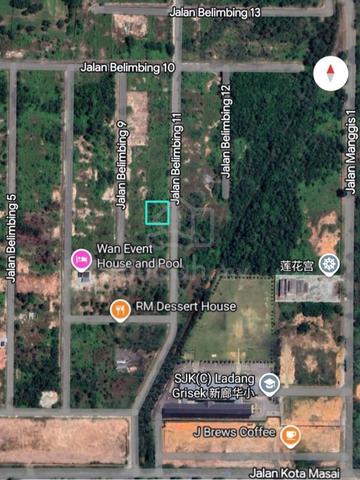 Taman Kota Masai, Pasir Gudang, Bungalow Land 80x100, Freehold 1