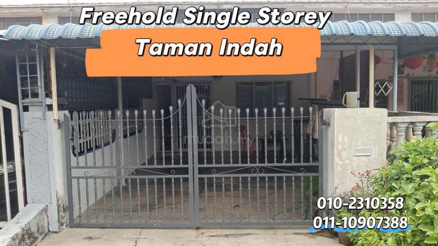 {Freehold Single Storey Terrace House for Sales Taman Indah Tampin} 1
