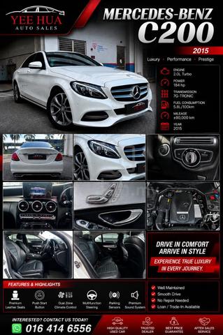 2015 Mercedes Benz C200 AVANTGARDE W205 2.0   - 1