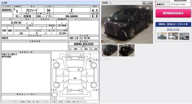 2023 Toyota ALPHARD Z 360 CAM HUD DIM BSM 15K KM - 3