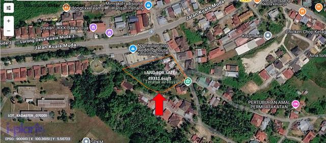 Tanah Untuk Dijual (Zooning Perumahan) di Kampung Bakau Tua Penaga 1