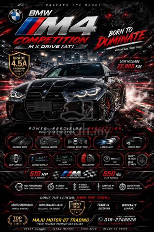 Bmw M4 3.0 COMPETITION M-XDRIVE PRO PACKAGE LOW ML - 3