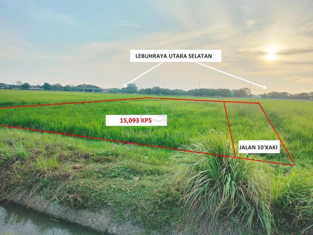 Lot Sawah Untuk Kediaman 15,093 kps, Alor Mengkudu, Bandar Alor Setar 1