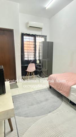 Bilik Muslimah Single dekat UITM Puncak Alam 2
