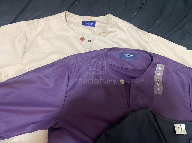 Baju Melayu Tops Assorted Colors Sizes S M.new. - photo 3 of 4