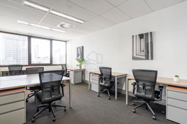 Open plan office space for 15+ persons in Regus Bangsar South 1