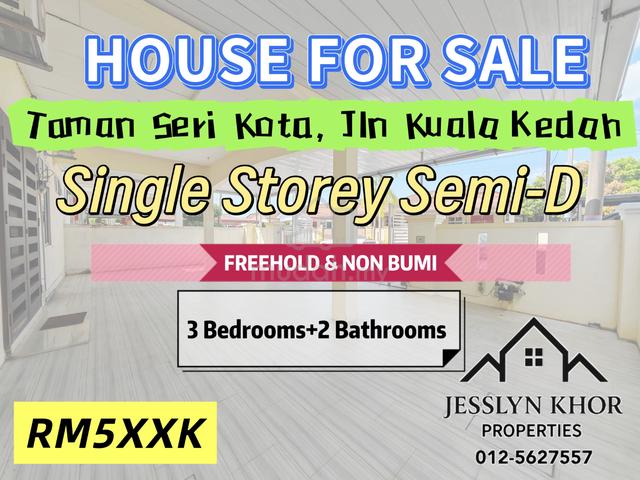 Single Storey Semi-D at Taman Seri Kota, Jalan Kuala Kedah 1