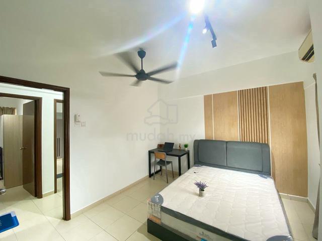 [ Muji Themed New Furniture Master Room ] Bandar Menjalara Beverly 3