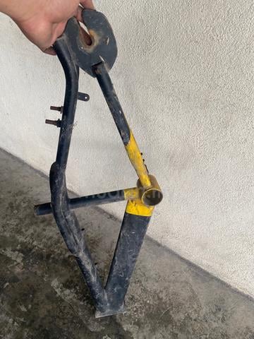 Black and Yellow BMX Bicycle Frame - photo 3 of 3
