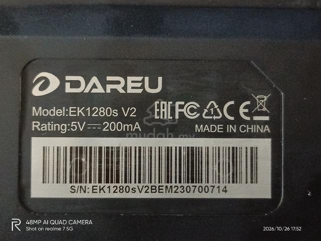 Machinical keyboard DAREU EK1280s V2 - photo 6 of 6