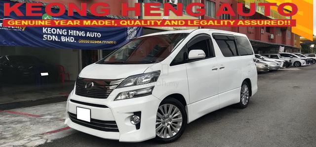 2013 Toyota VELLFIRE 2.4 Z G MODEL (A) H/SPEC 2Y-W - 1