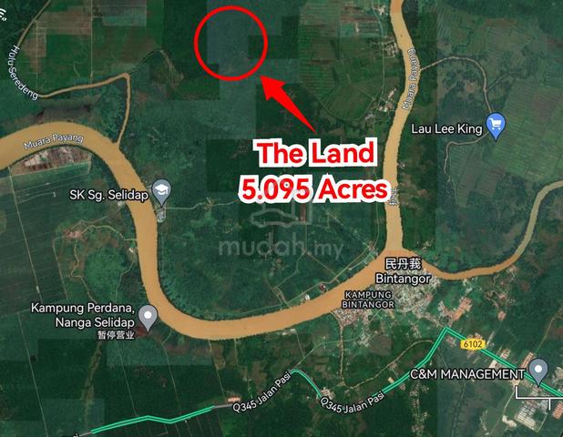 5.095 Acres Land at Bintangor, Sarikei, Kuching 1