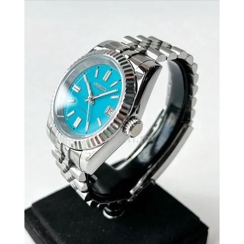 Custom S. Mod Blue DateJust 36mm Automatic Watch - photo 4 of 6