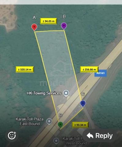 Prime Land at Karak Toll Plaza, Ideal for Petrol Station 1