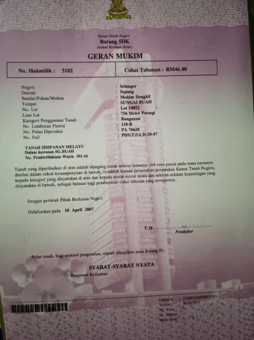 lot bangunan untuk dijual 1