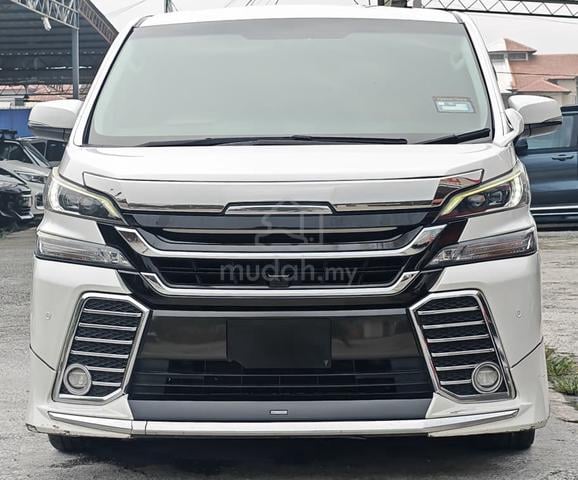 2016 Toyota VELLFIRE 2.5 ZG EDITION BLACK INRERIOR - 2