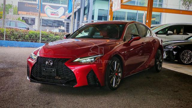 2021 Lexus IS300 2.0 F-SPORT (A) FULLY RED IN/OUT - 2