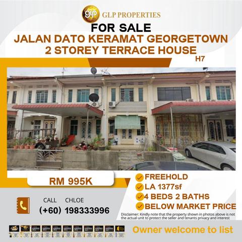 2 Storey Terrace House @ Jalan Dato Keramat Georgetown 1