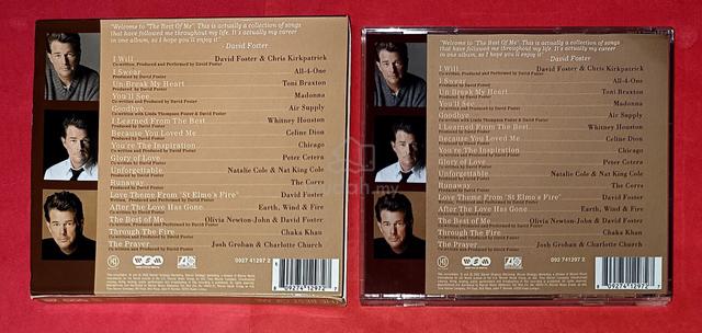 DAVID FOSTER - THE BEST OF ME Cd - photo 2 of 3