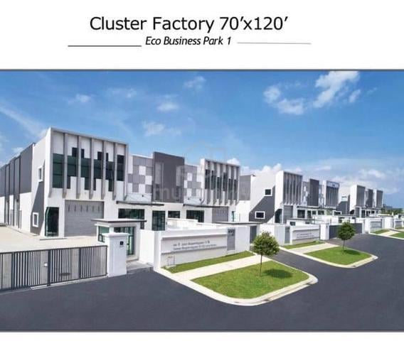 1.5 Storey Cluster 70x120 @ EBP1 Dato Onn Kempas, bua7848sf, Near HWAY 1