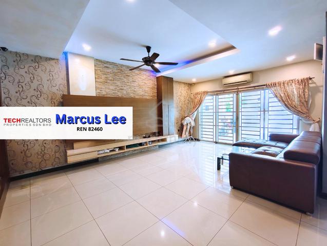 SUTERA PRIMA  2.5 Storey Terrace FREEHOLD Reno & Furnish near Aeon BIG 1
