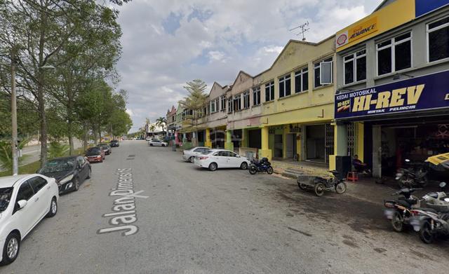 Melaka Alor Gajah Taman Dimensi Rumah Kedai 2 Tingkat Jalan Utama 1