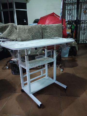 adjustable height roller laptop side table  - photo 3 of 5