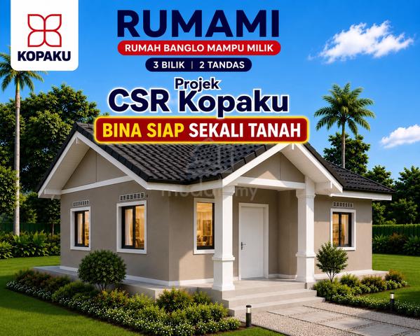 Banglo RUMAMI - Rumah Banglo Mampu Milik - Projek CSR Kopaku Bhd 1