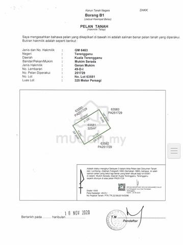 Tanah 2LOT SEMI D GRED A KG BANGGOL KATONG SERADA KUALA TERENGGANU 4