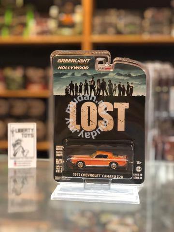 Modellino 1:64 Greenlight – Chevrolet Camaro Z28 Arancione 'Lost' (Hollywood 38), Nuovo In Scatola