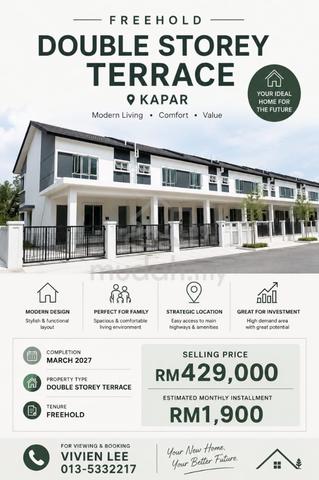 Freehold Kapar Double Storey 1