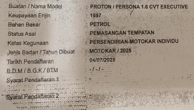 Proton PERSONA 1.6 EXECUTIVE FACELIFT F.S.R - 3