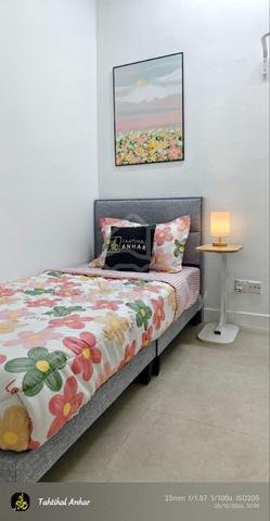 Bilik Single Aircond Bayu Tasik 2 | Free WiFi | Mid Oct 1