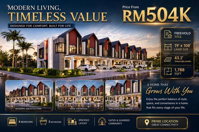 Meru Teres Dua Tingkat Zero Deposit 1